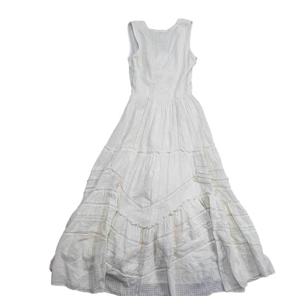Hemant and Nandita Juhi Midi Dress in White XS NWT - Picture 8 of 10